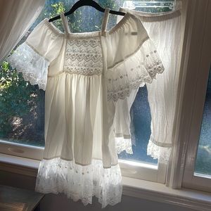 trish scully dress top w/pant size 10